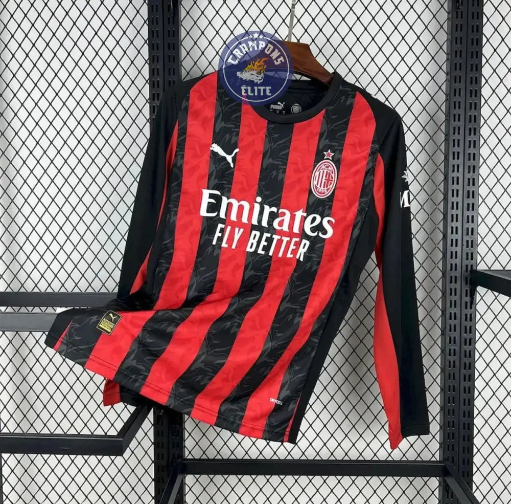 Image of AC Milan 2025/26 Domicile à manches longues