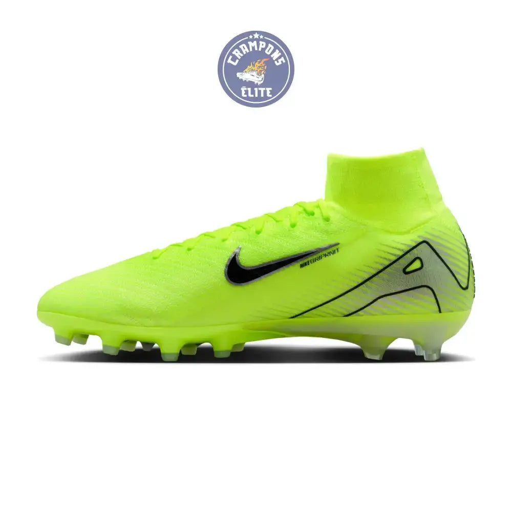 Air Zoom Mercurial Superfly 10 AG - Vert/Jaune/Argenté/Noir