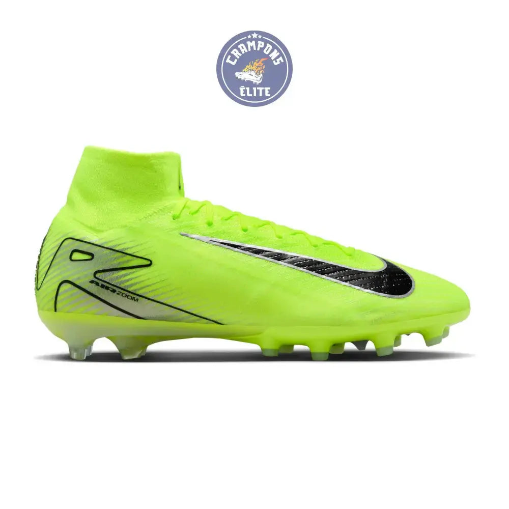 Air Zoom Mercurial Superfly 10 AG - Vert/Jaune/Argenté/Noir
