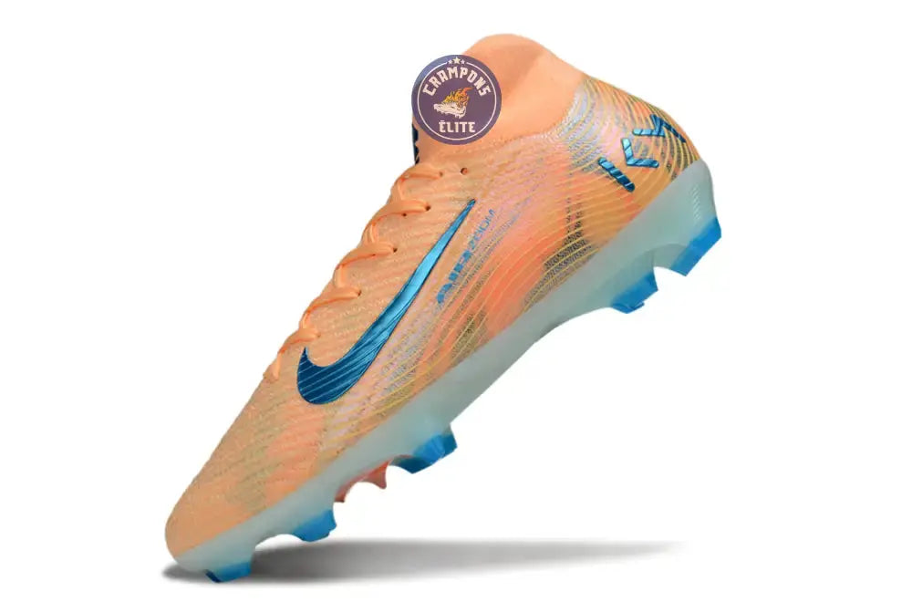 Air Zoom Mercurial Superfly 10 FG Kylian Mbappe - Orange/Bleu turquoise
