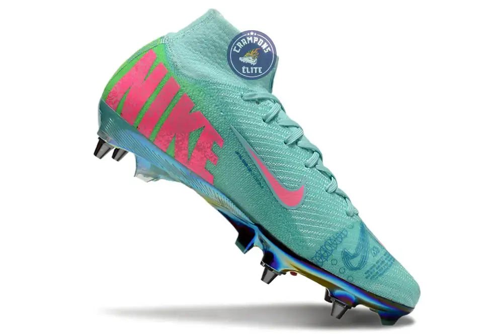 Air Zoom Mercurial Superfly 10 SG Cosmic Speed 2 - Turquoise/Noir ÉDITION LIMITÉE