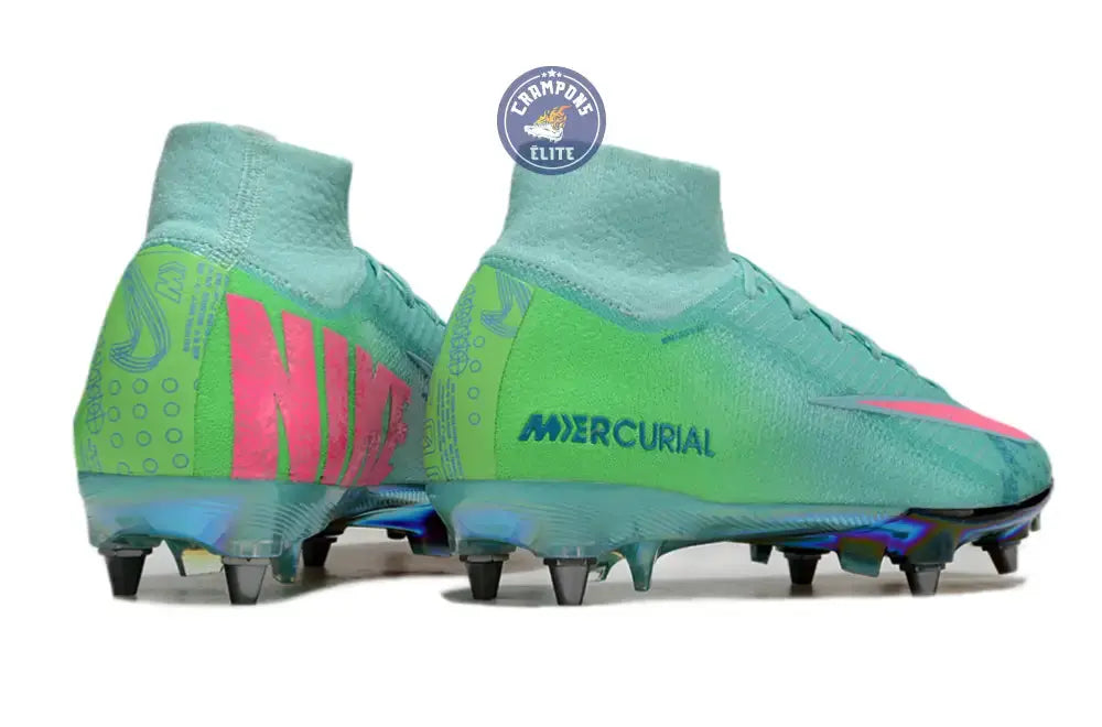 Air Zoom Mercurial Superfly 10 SG Cosmic Speed 2 - Turquoise/Noir ÉDITION LIMITÉE