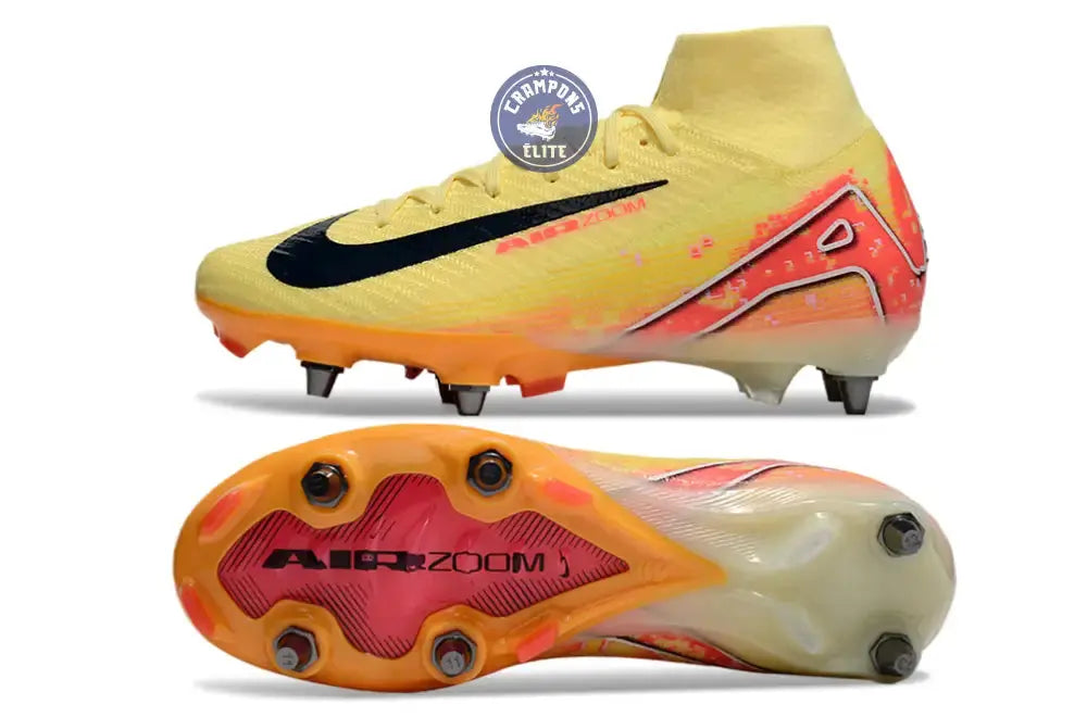 Image of Air Zoom Mercurial Superfly 10 SG Mbappé Personal Edition - Orange/Bleu