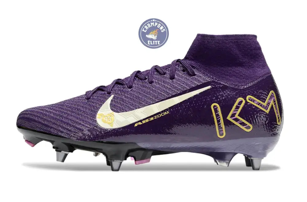 Air Zoom Mercurial Superfly 10 SG Mbappé Personal Edition - Violet/Blanc