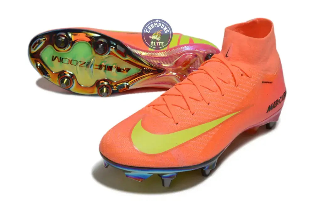 Image of Air Zoom Mercurial Superfly 10 SG - Orange/Jaune/Rose