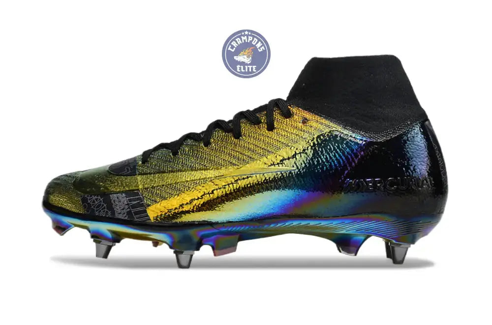 Air Zoom Mercurial Superfly 10 SG Soft Ground - Doré/Noir/Bleu