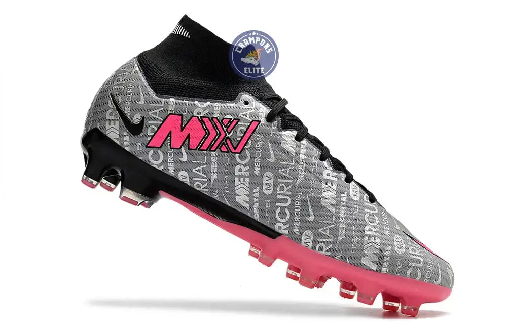 Air Zoom Mercurial Superfly 9 AG 25 - Argenté/Rose/Noir