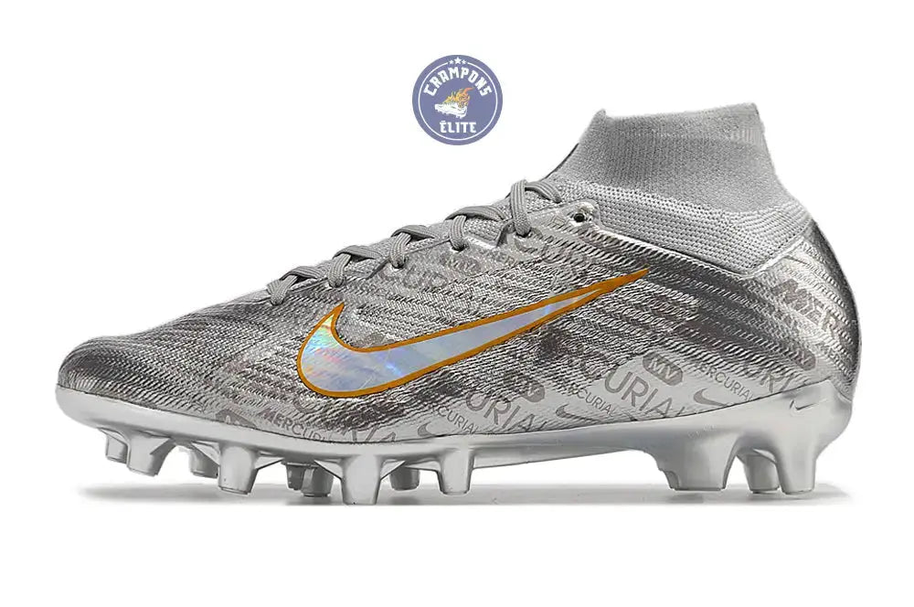Air Zoom Mercurial Superfly 9 AG - Argenté/Gris/Doré