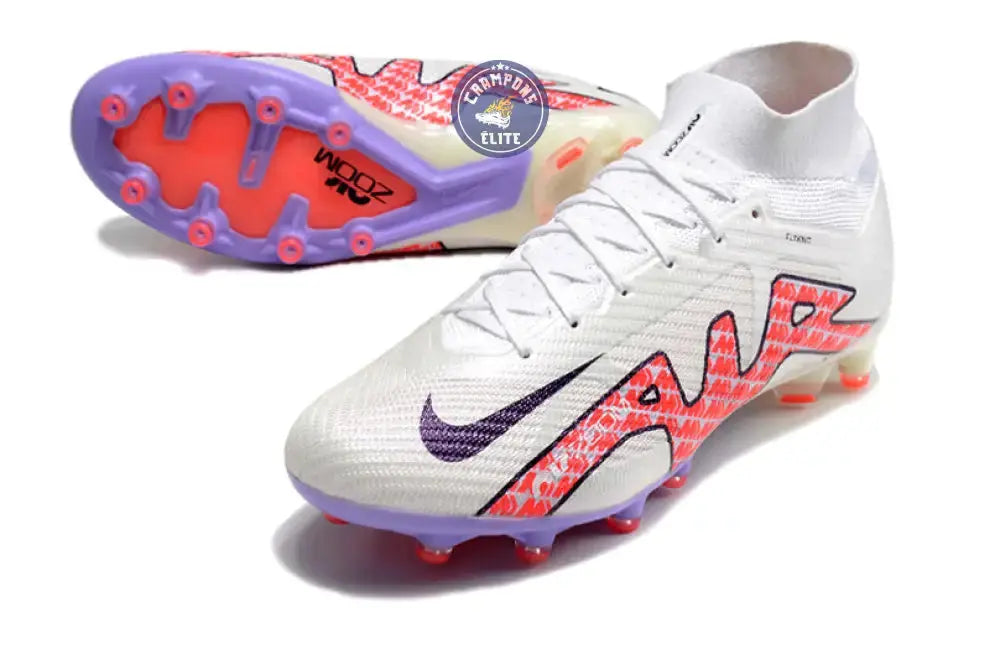 Image of Air Zoom Mercurial Superfly 9 AG - Blanc/Rouge/Blanc ÉDITION LIMITÉE