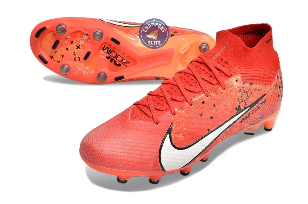 Image of Air Zoom Mercurial Superfly 9 AG Dream Speed 7 - Rouge Cramoisi/Blanc/Bright Mandarin