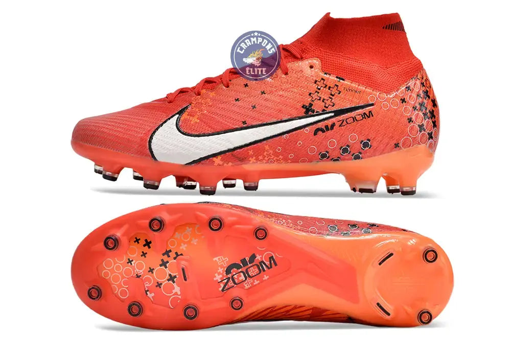 Air Zoom Mercurial Superfly 9 AG Dream Speed 7 - Rouge Cramoisi/Blanc/Bright Mandarin