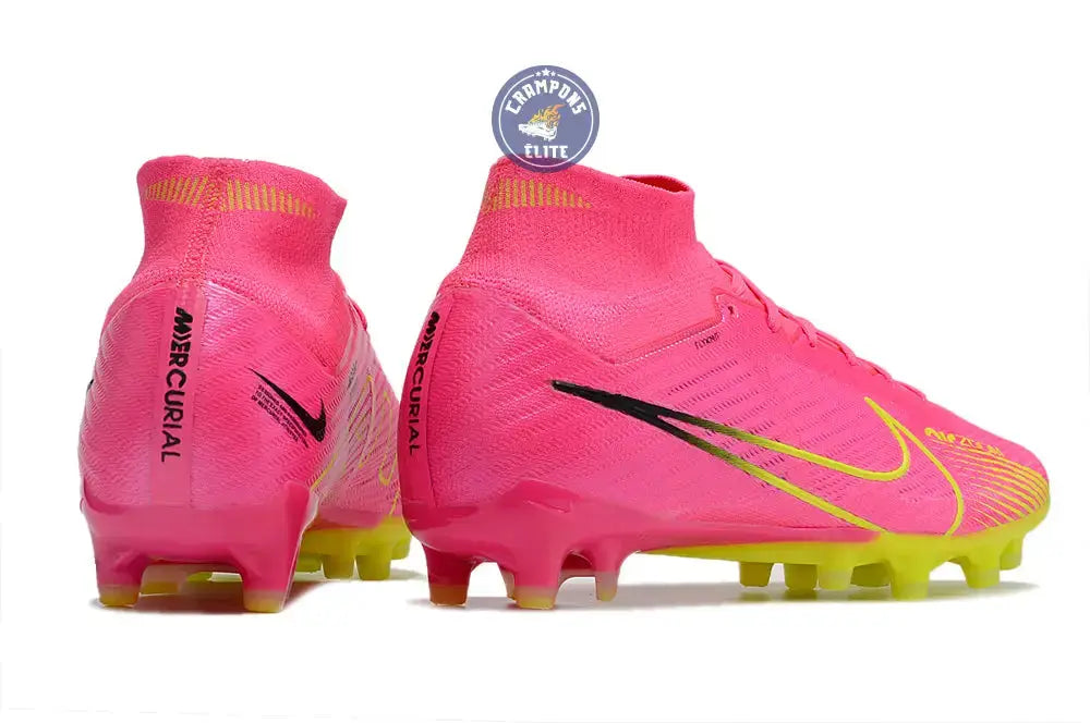 Image of Air Zoom Mercurial Superfly 9 AG Luminous - Rose/Jaune Fluo/Gris