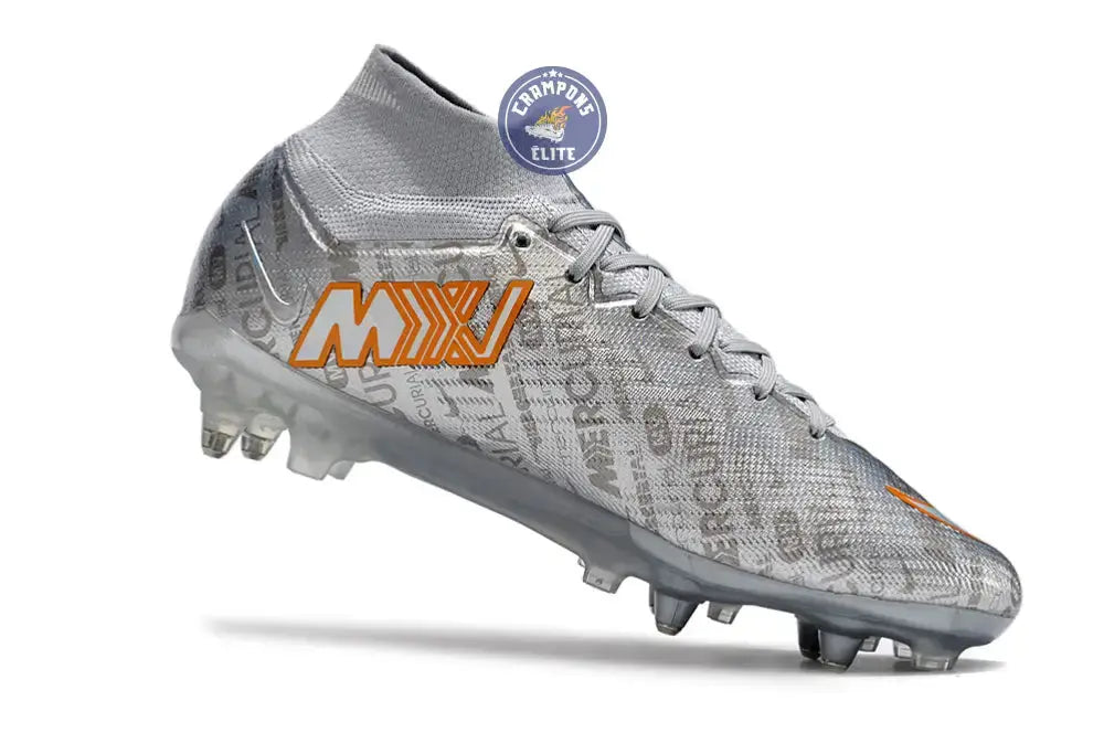 Air Zoom Mercurial Superfly 9 Anticlog SG - Argenté/Gris/Doré/Blanc