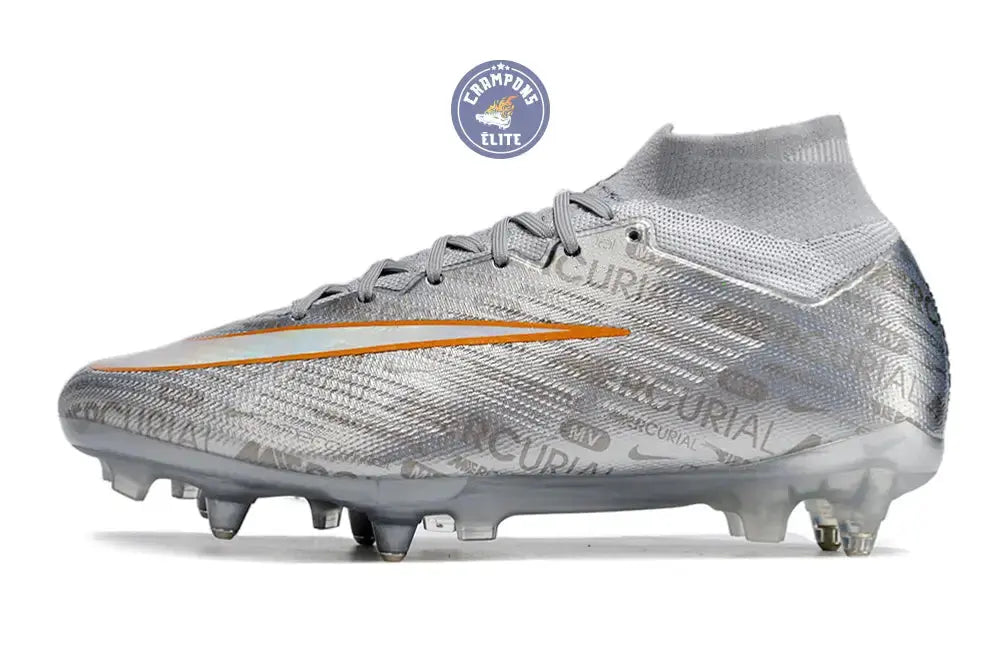 Air Zoom Mercurial Superfly 9 Anticlog SG - Argenté/Gris/Doré/Blanc