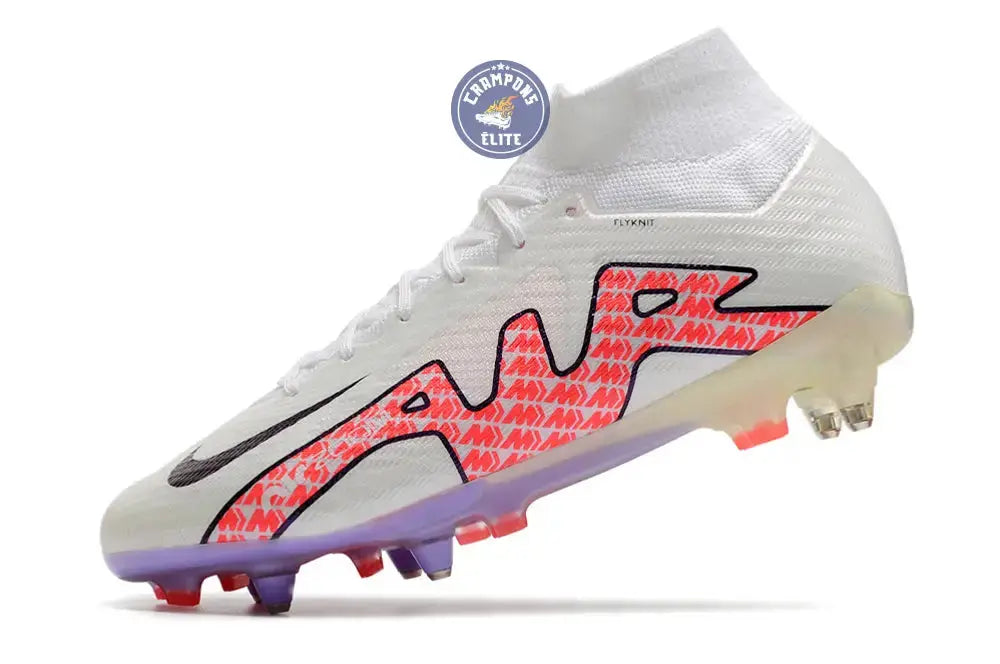 Air Zoom Mercurial Superfly 9 Anticlog SG - Blanc/Rouge/Blanc ÉDITION LIMITÉE