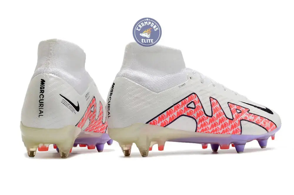 Air Zoom Mercurial Superfly 9 Anticlog SG - Blanc/Rouge/Blanc ÉDITION LIMITÉE