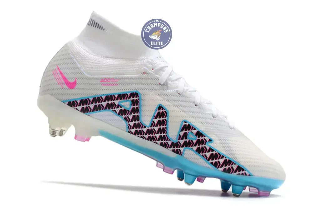 Image of Air Zoom Mercurial Superfly 9 Anticlog SG-PRO Blast - Blanc/Bleu/Rose/Violet
