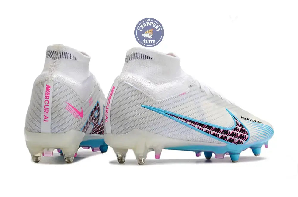 Air Zoom Mercurial Superfly 9 Anticlog SG-PRO Blast - Blanc/Bleu/Rose/Violet