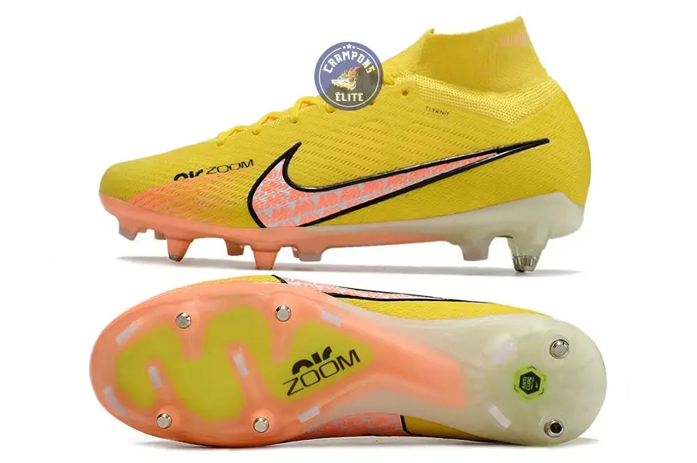 Air Zoom Mercurial Superfly 9 Anticlog SG-PRO Lucent - Jaune/Crépuscule/Doll