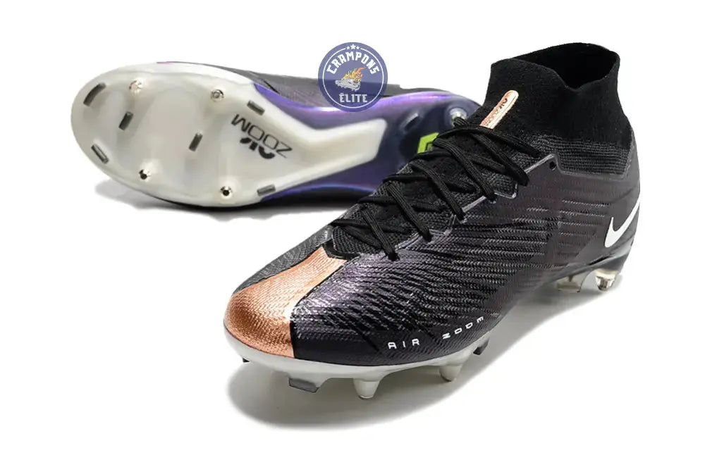 Image of Air Zoom Mercurial Superfly 9 Anticlog SG Retro - Noir/Cuivre/Blanc ÉDITION LIMITÉE