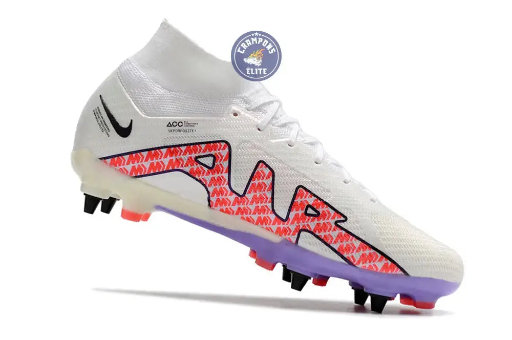 Air Zoom Mercurial Superfly 9 SG - Blanc/Rouge/Blanc ÉDITION LIMITÉE