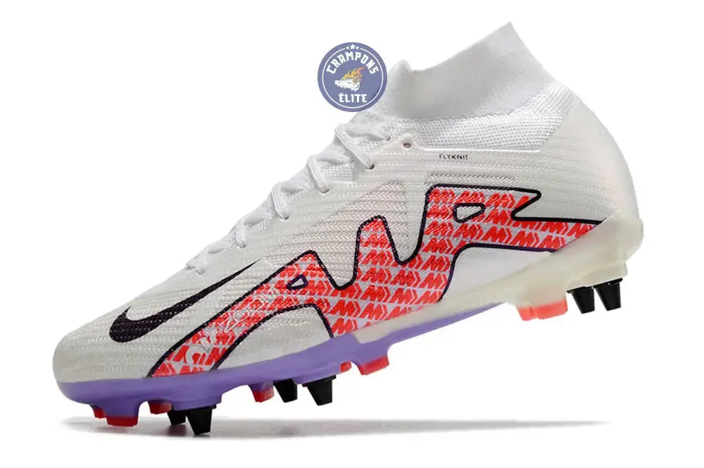Air Zoom Mercurial Superfly 9 SG - Blanc/Rouge/Blanc ÉDITION LIMITÉE