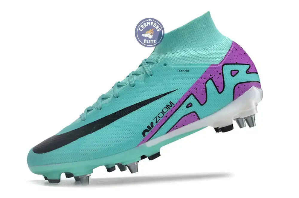 Air Zoom Mercurial Superfly 9 SG-PRO Peak Ready - Turquoise/Rose/Noir/Blanc