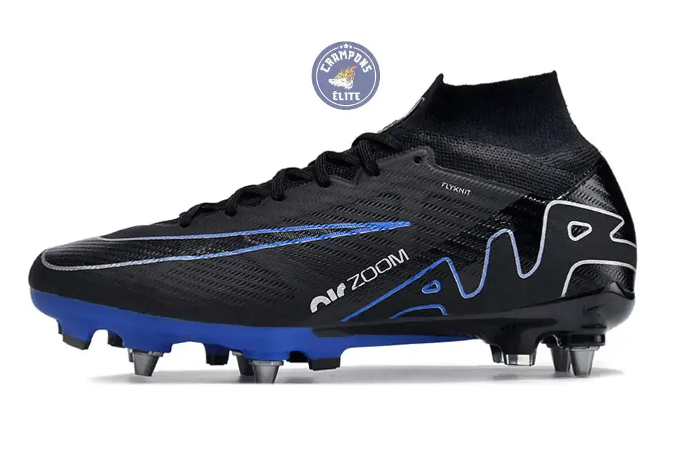 Air Zoom Mercurial Superfly 9 SG-PRO Shadow - Noir/Chrome/Bleu