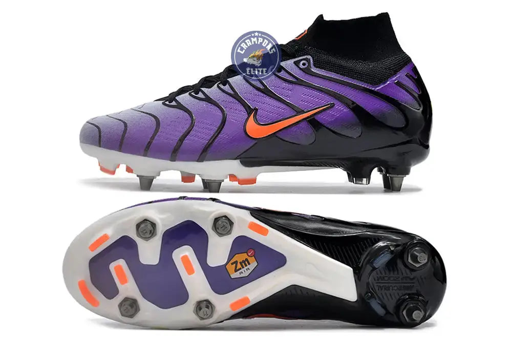 Image of Air Zoom Mercurial Superfly 9 X Air Max Plus SG - Voltage Purple/Orange ÉDITION LIMITÉE