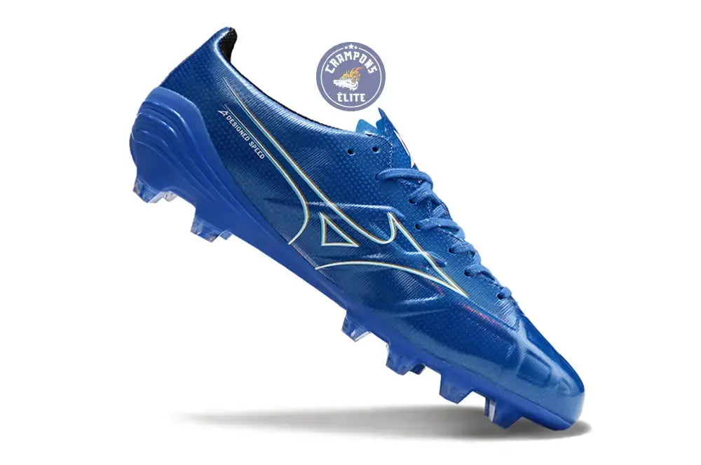 Image of Alpha Elite FG/AG Mugen - Bleu/Blanc/Doré