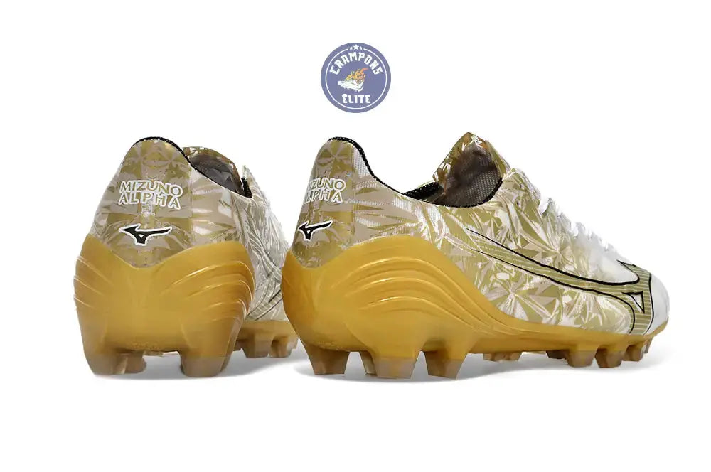 Alpha Elite FG/AG Prism Gold - Blanc/Doré/Noir