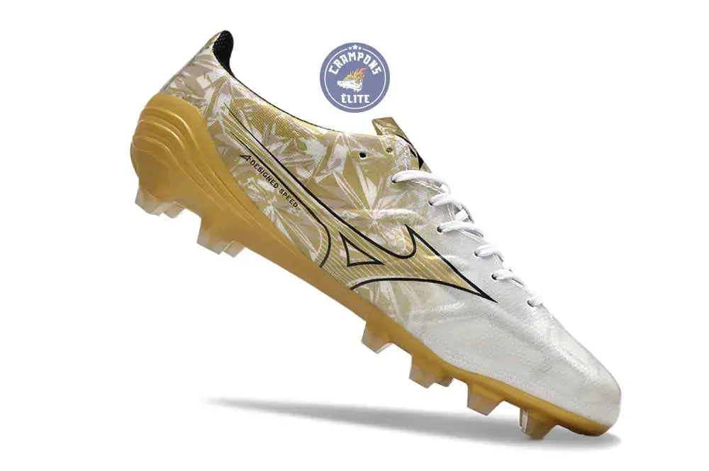 Alpha Elite FG/AG Prism Gold - Blanc/Doré/Noir