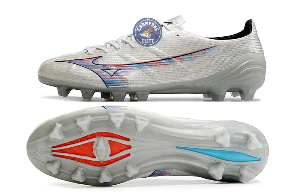 Alpha Elite FG/AG Shining - Blanc/Rouge