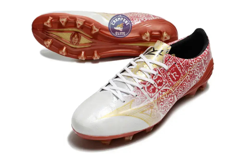 Alpha Made in Japan FG/AG Sergio Ramos 4 Vol. lll - Blanc/Doré/Rouge ÉDITION LIMITÉE