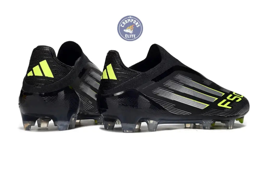 F50 Elite Laceless FG - Noir/Vert/Gris
