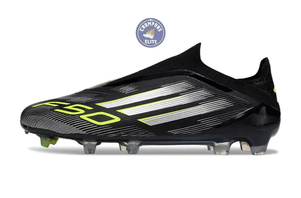 Image of F50 Elite Laceless FG - Noir/Vert/Gris