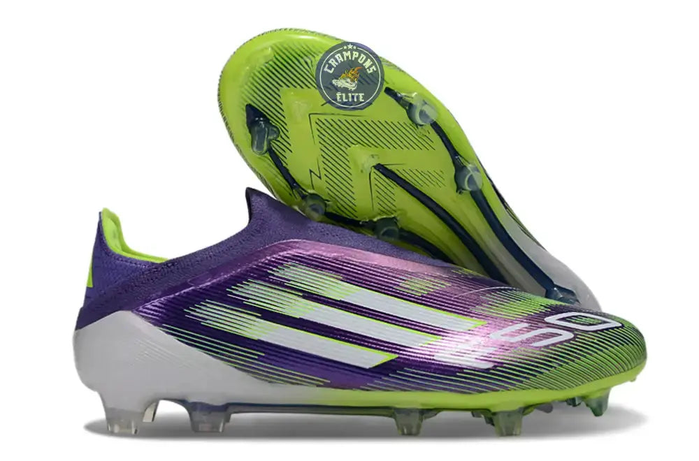 Image of F50 Elite Laceless FG - Violet/Vert/Blanc