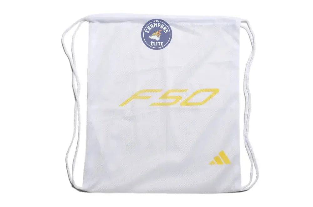 F50 Elite Laceless FG Road to Glory - Blanc/Noir/Doré
