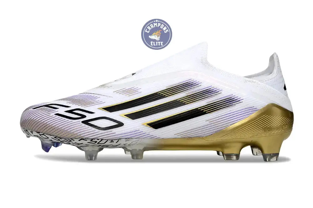 Image of F50 Elite Laceless FG Road to Glory - Blanc/Noir/Doré
