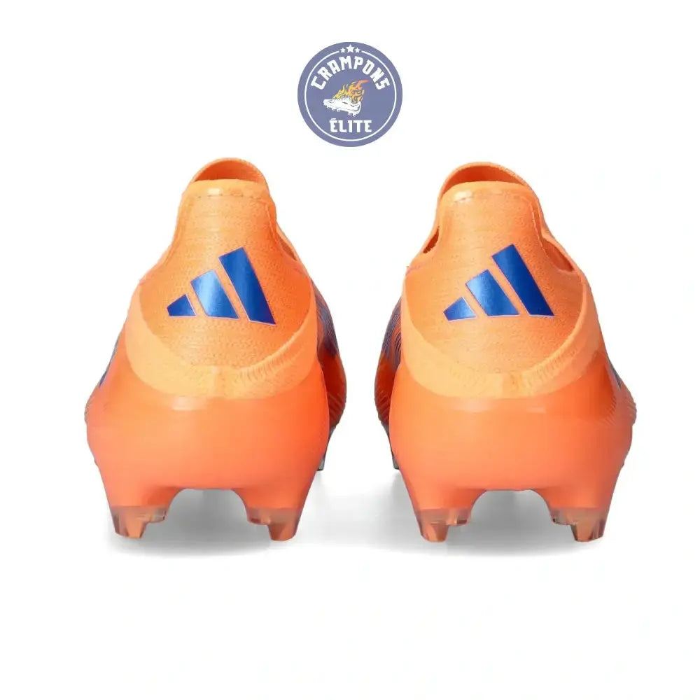 Image of F50 Laceless Elite FG Coral Blaze - Orange/Noir