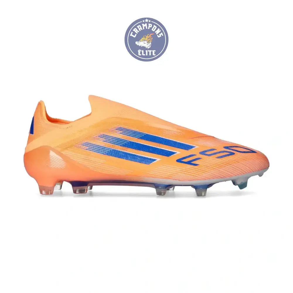 F50 Laceless Elite FG Coral Blaze - Orange/Noir