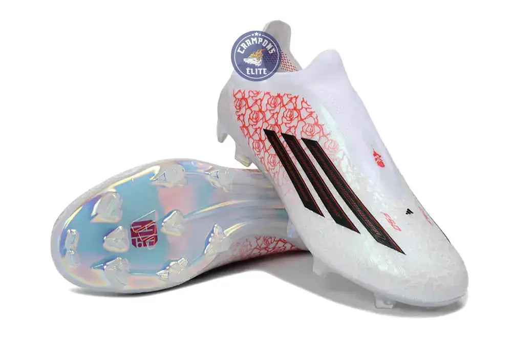 Image of F50 LACELESS ELITE FG LAMINE YAMAL HEARTBREAKER - BLANC/ROSE