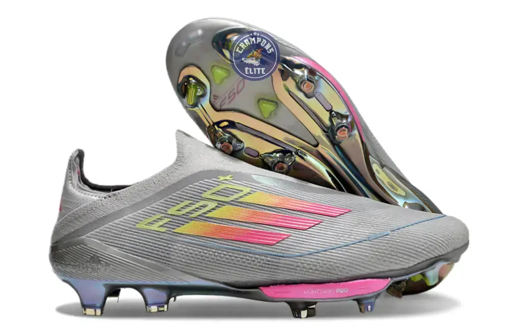 F50 + Laceless FG Concept Gris/Rose/Jaune