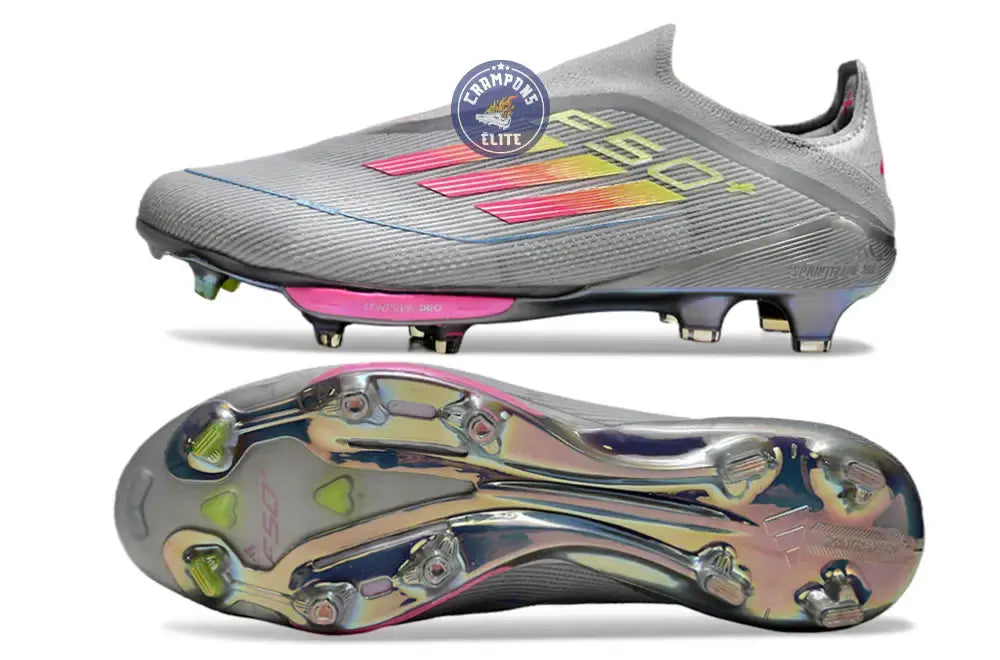 F50 + Laceless FG Concept Gris/Rose/Jaune