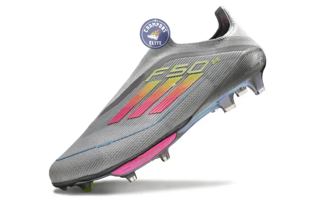 F50 + Laceless FG Concept Gris/Rose/Jaune