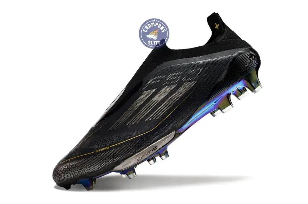 Image of F50 + Laceless FG Dark Spark - Noir/Argenté/Doré