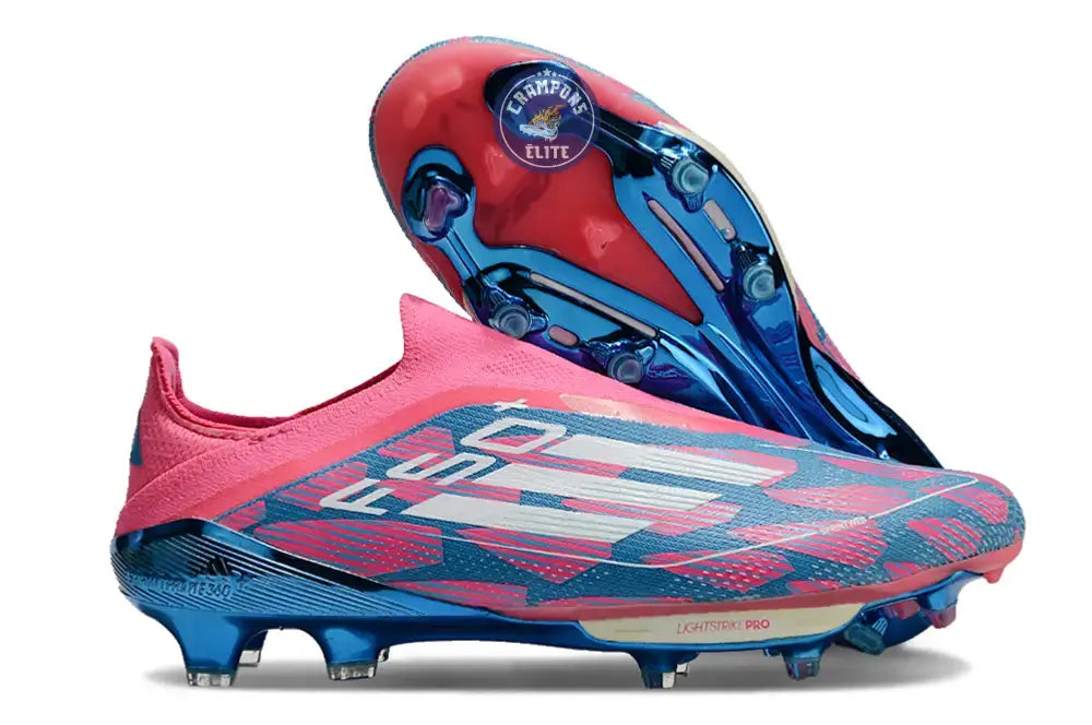 Image of F50 + Laceless FG Reemergence - Bleu/Blanc/Rose