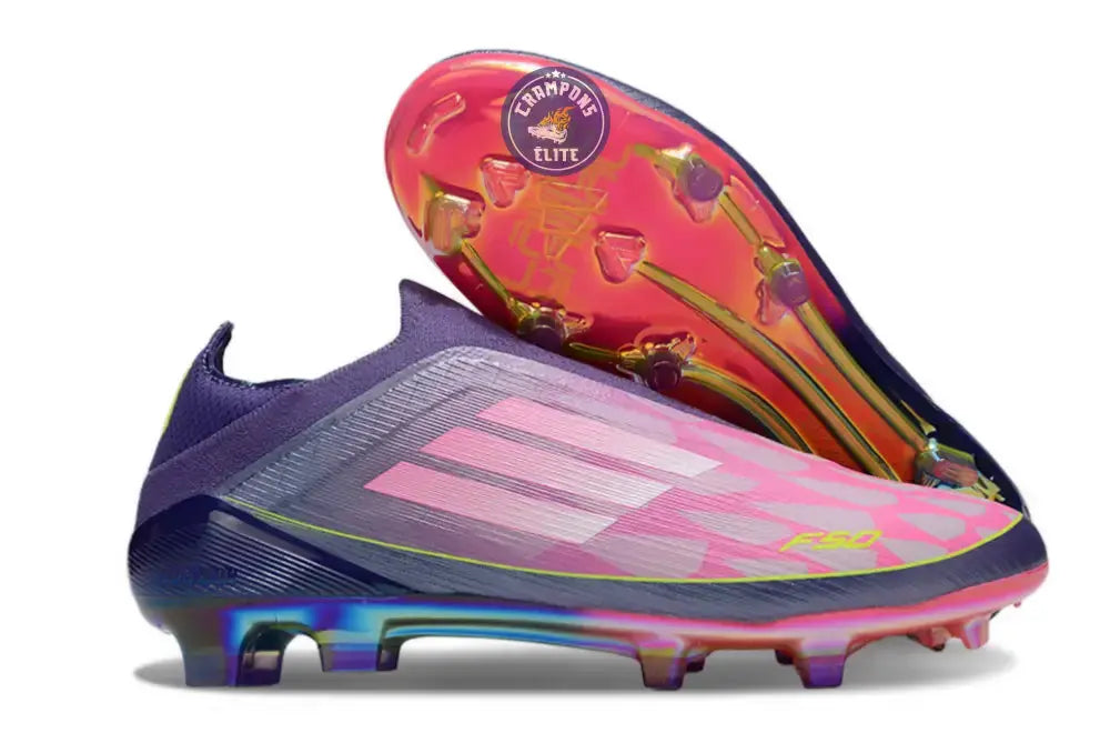Image of F50 Laceless Lamine Yamal 2 - Violet/Rose/Jaune Fluo