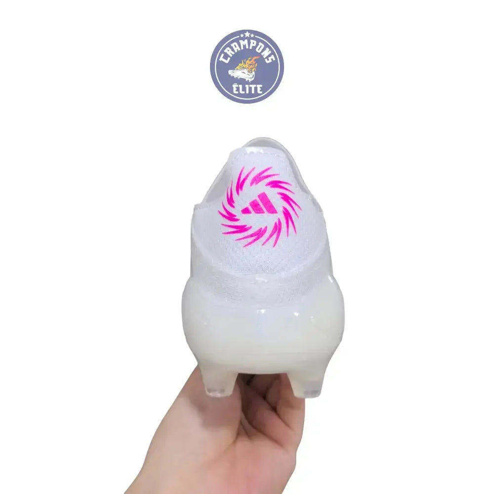 F50 Laceless SPARKFUSION ELITE FG/AG TRINITY - BLANC/ROSE