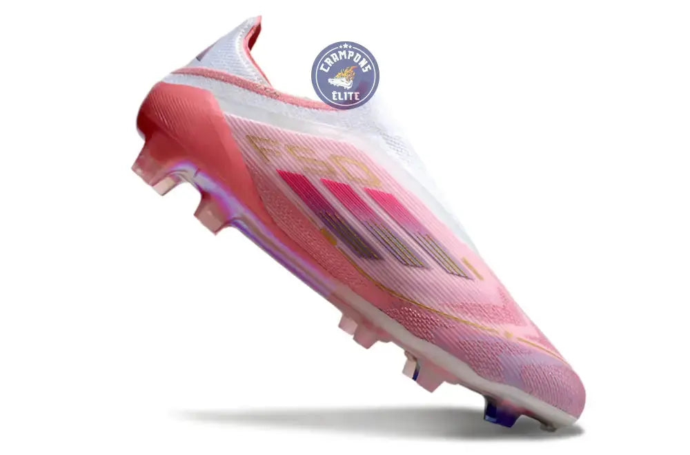 Image of F50 Lamine Yamal Laceless FG Rose/Blanc